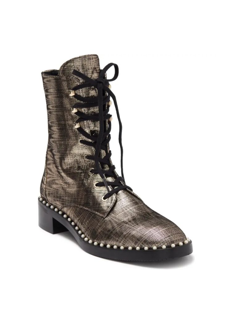 Image of Sondra Metallic Leather Boot size 5,5.5,6
