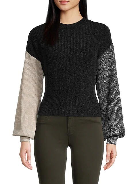 Image of ​Colorblock Ribbed Sweater