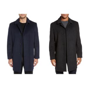 Turner Plaid Wool Blend Topcoat