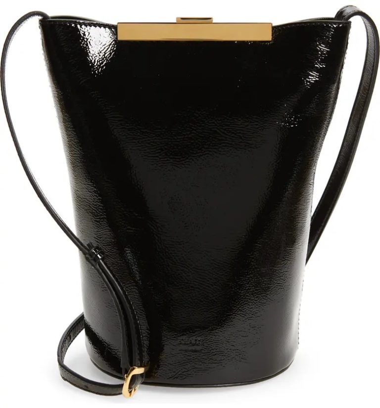 Image of Etta Patent Leather Shoulder Bag