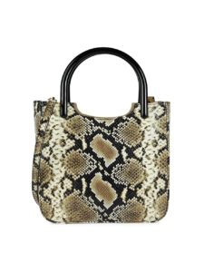 Eric Snakeskin-Embossed Leather Crossbody Bag