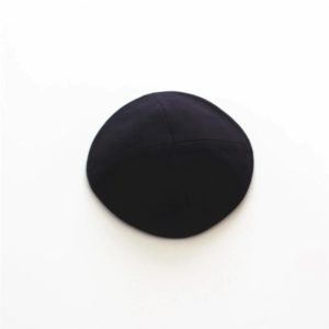 Black Kippah Jewish Solid High Quality beanie hat 16cm Kipot Kippot Jewish Capp