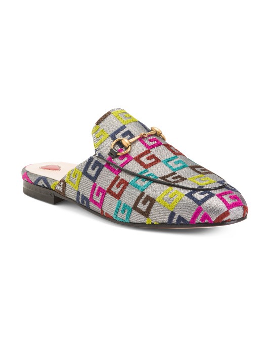Image of Made In Italy Mule Gg Cube Flats