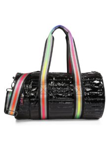 Pride Patent Quilted Duffel Bag