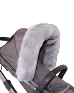 Faux Fur Stroller Marquee Coverp