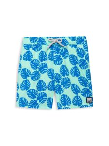 Baby's, Little Boy's & Boy's Leaf Swim Trunks
