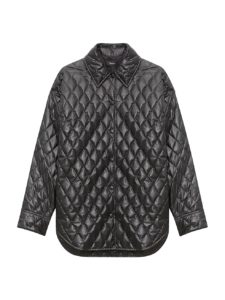 Quilted Vegan Leather Jacketp