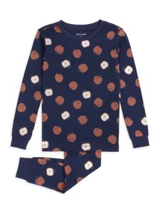 Little Girl's & Girl's Apple Pajama Setp