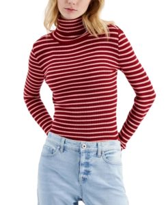 Striped Turtleneck Sweaterp