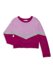 Girl's Chevron Sweaterp
