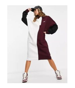 relaxed midi spliced rugby dressp