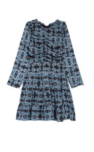 Kids' Long Sleeve Tiered Dress