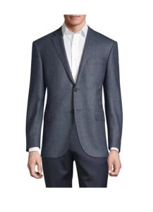 Regular-Fit Academy Single-Breasted Wool Jacket size 42p