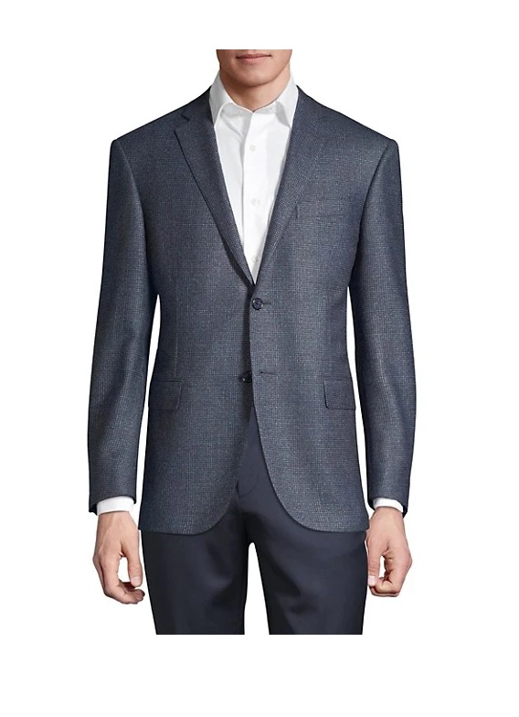 Image of Regular-Fit Academy Single-Breasted Wool Jacket size 42
