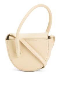 Leather Small Novelty Tote