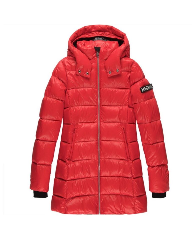 Image of Girl's Laney Quilted Logo Jacket, Size 8-14