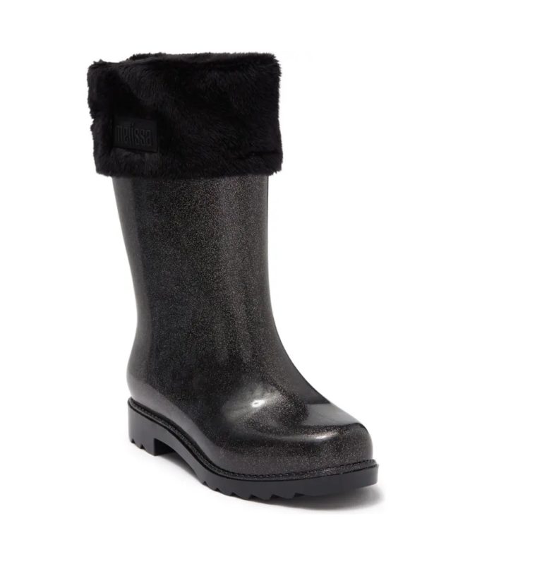 Image of Faux Fur Cuff Winter Boot