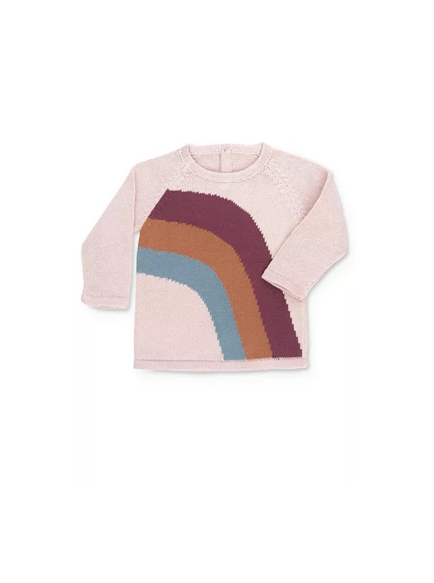 Image of Girls' Rainbow Sweater - Baby