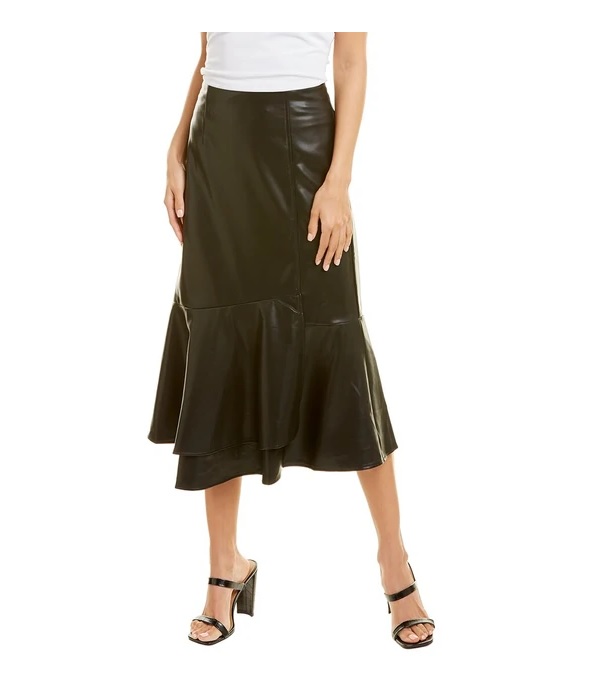 Image of Asymmetrical Pencil Skirt