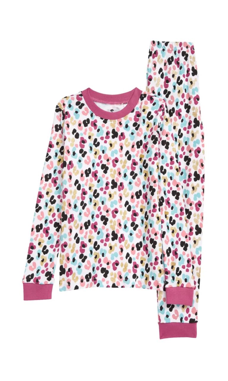 Image of Kids' Fitted Two-Piece Pajamas