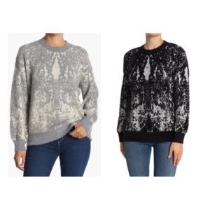 Leonardo Printed Crew Neck Sweater