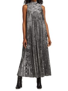 Siena Velvet Pleated Dress