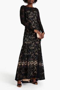 Corded lace gown