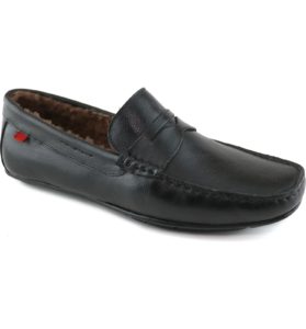 Genuine Shearling Lined Driving Shoe