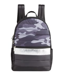 Boy's Camo-Print Quilted Puffer Backpack