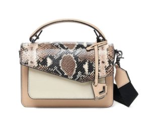 Cobble Hill Snake Embossed & Colorblock Leather Crossbody Bag