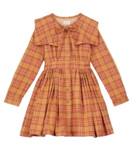 Odille Melton checked cotton dress size 2-6