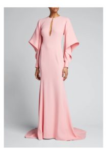 Cascade Long-Sleeve Gown size 2