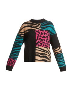 Kylie Animal-Print Sweater size xs, s
