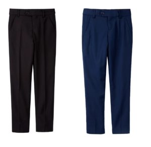 Slim Wool Blend Pants - Husky Sizes Available