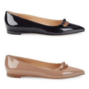 Image of sale on Point-Toe Patent-Leather Flats