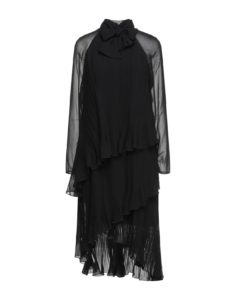 Long Sleeve Pleated Dress