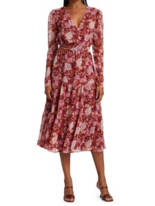 Roxanne Floral Midi-Dress