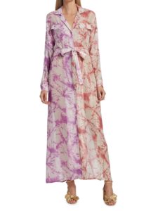 Ava Tie-Dye Two-Tone Dress ($35 Gift Card With Purchase)p