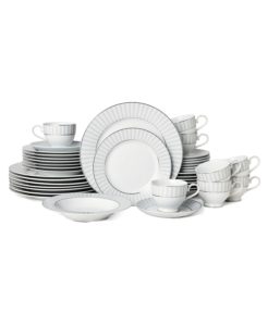 Adrian Grey 40-Pc. Dinnerware Set, Service for 8