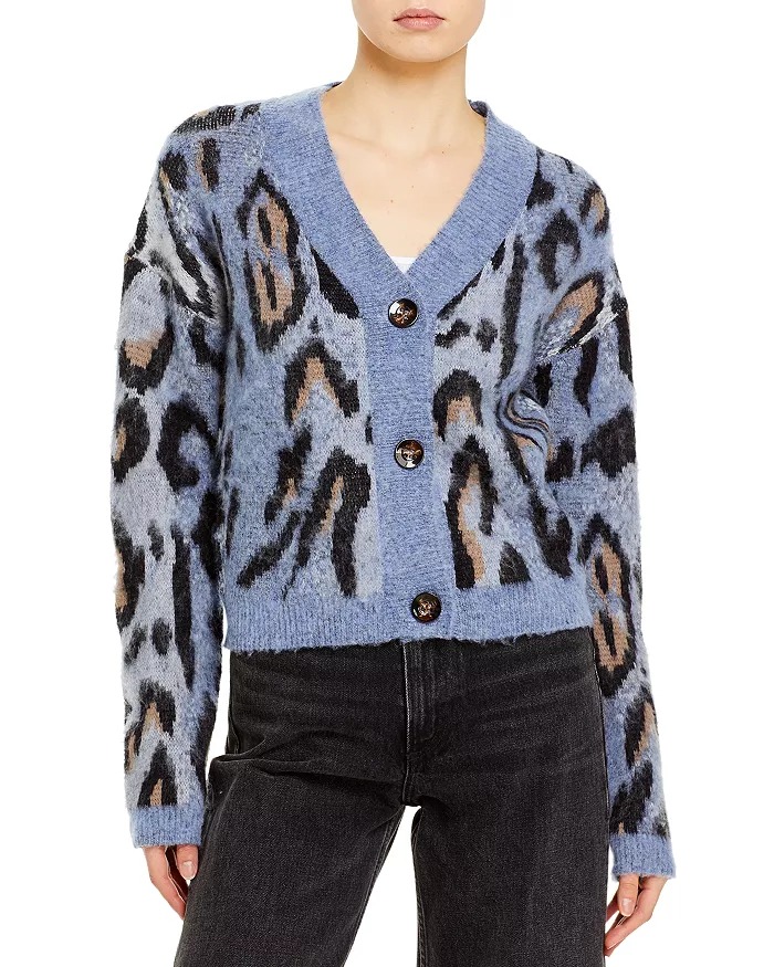 Image of Leopard Cardigan Sweater