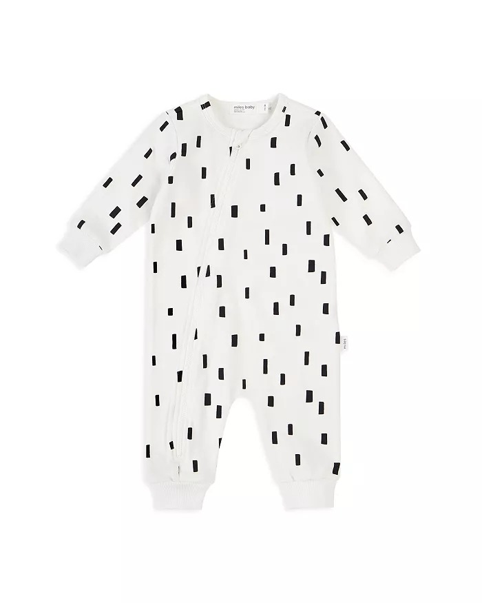 Image of Unisex Confetti Print Coverall - Baby