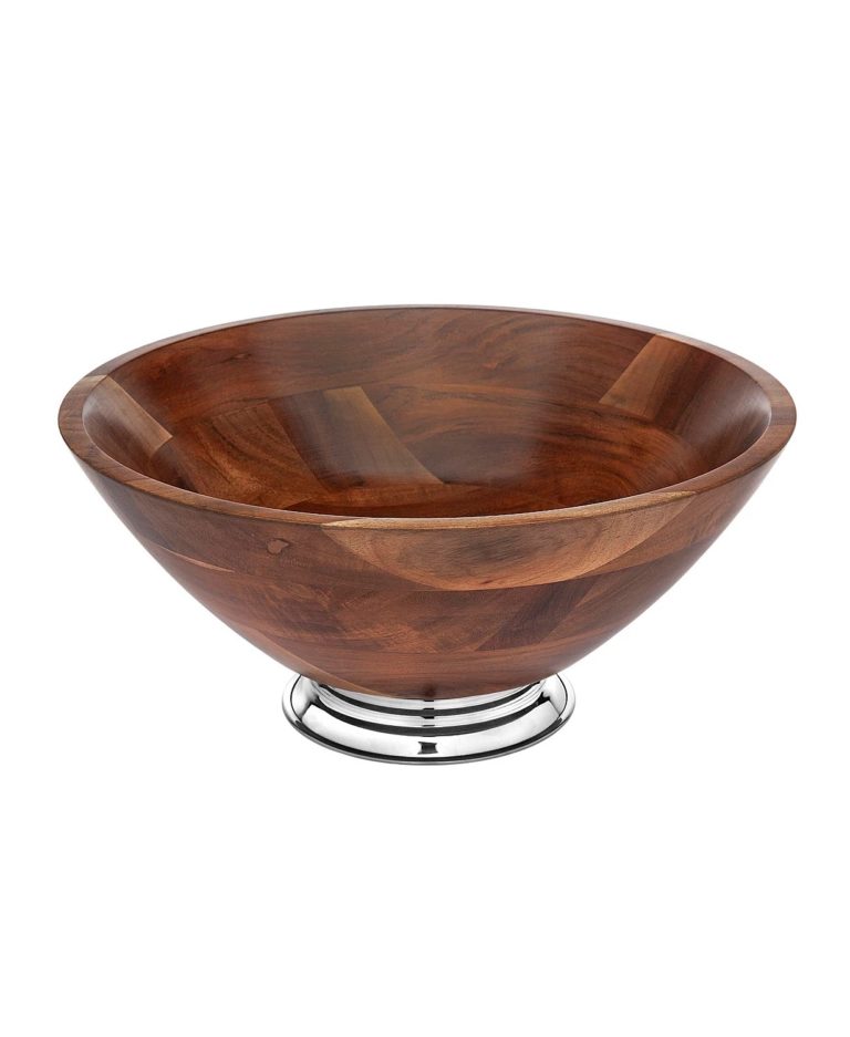 Image of Wood & Metal Bowl