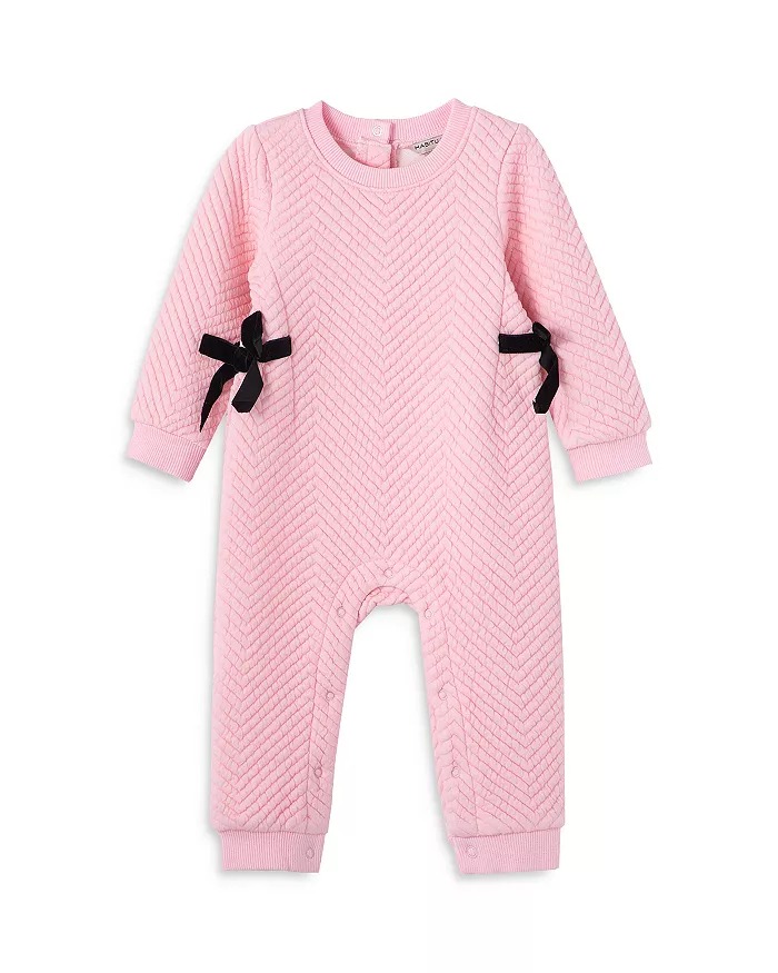 Image of Girls' Chevron Quilted Coverall - Baby