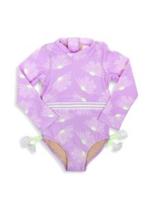 Baby Girl's & Little Girl's Lilac Rush One-Piece Swimsuit