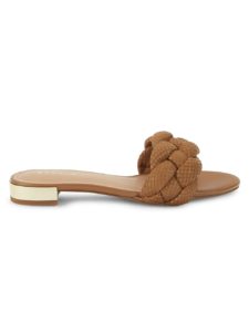 ​Deelo Embossed Leather Sandals