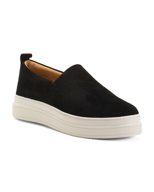 Image of Stretch Suede Sneakers