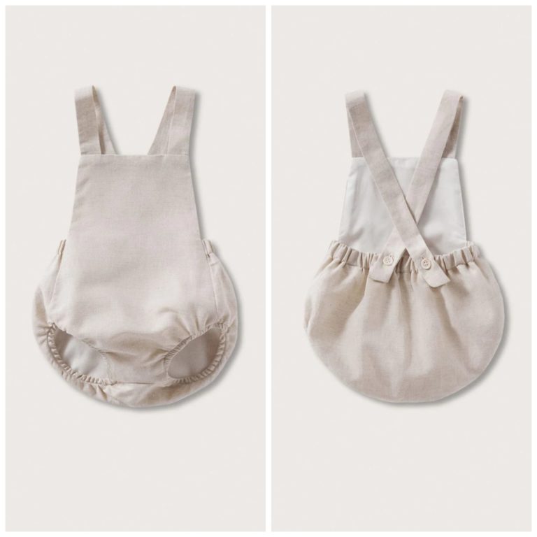 Image of Cotton linen overalls