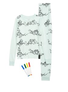 Kids' Dino DIY Color Me Fitted Two-Piece Pajamas