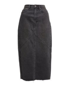 Motion Denim Midi Skirt