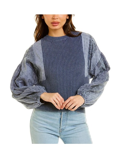 Image of Mixed Media Sweater